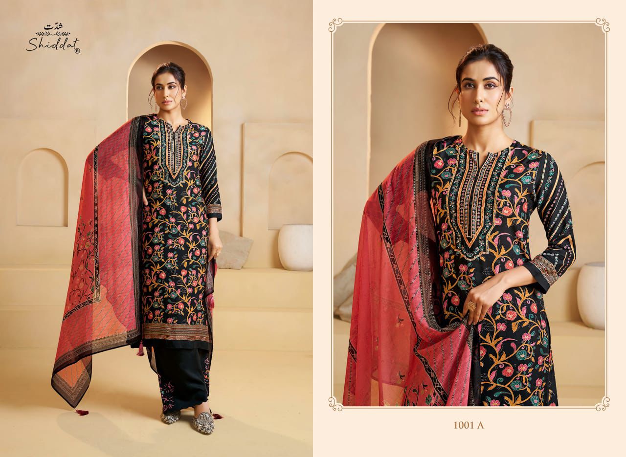 Shiddat Irina D.No. 1001 – Digital Printed Muslin
