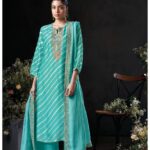 Ganga Silk Satin Suit