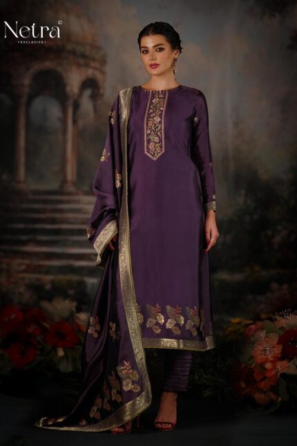 Netra Suits Silk Jacquard