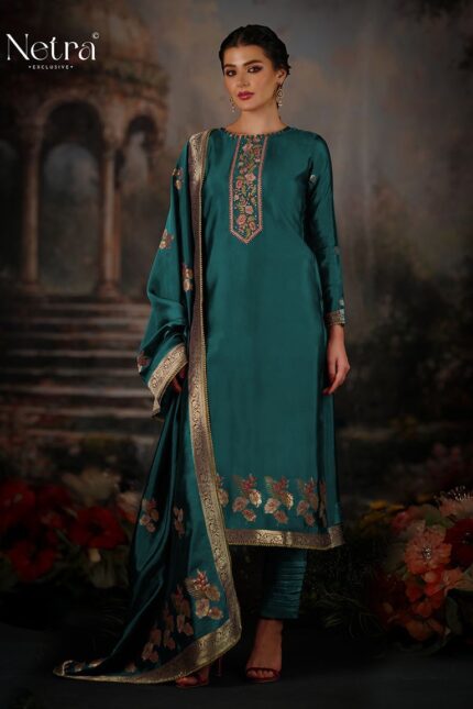 Netra Suits Silk Jacquard