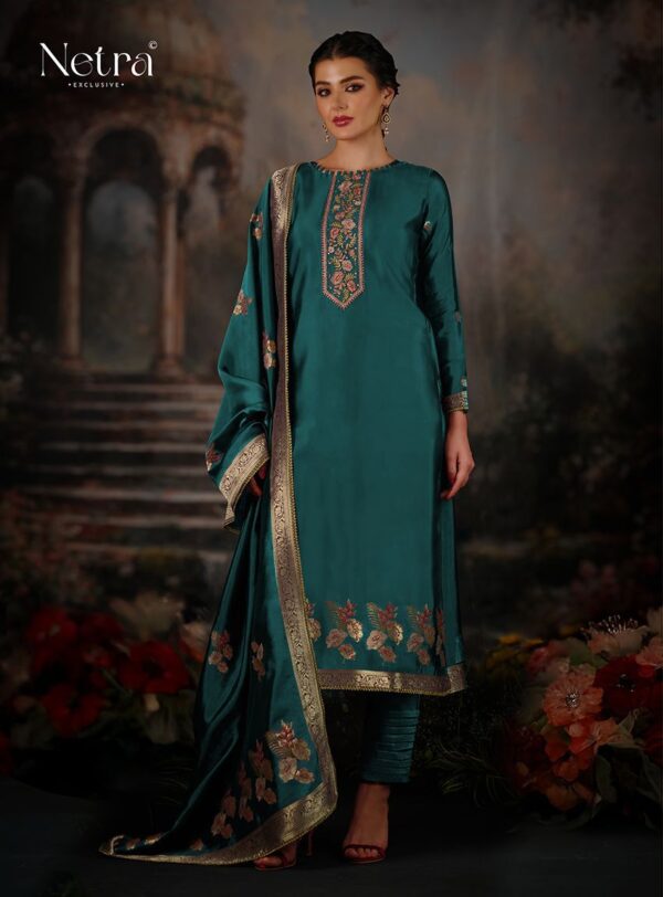 Netra Suits Silk Jacquard