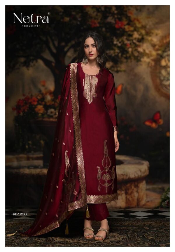 Netra Suits Silk Jacquard