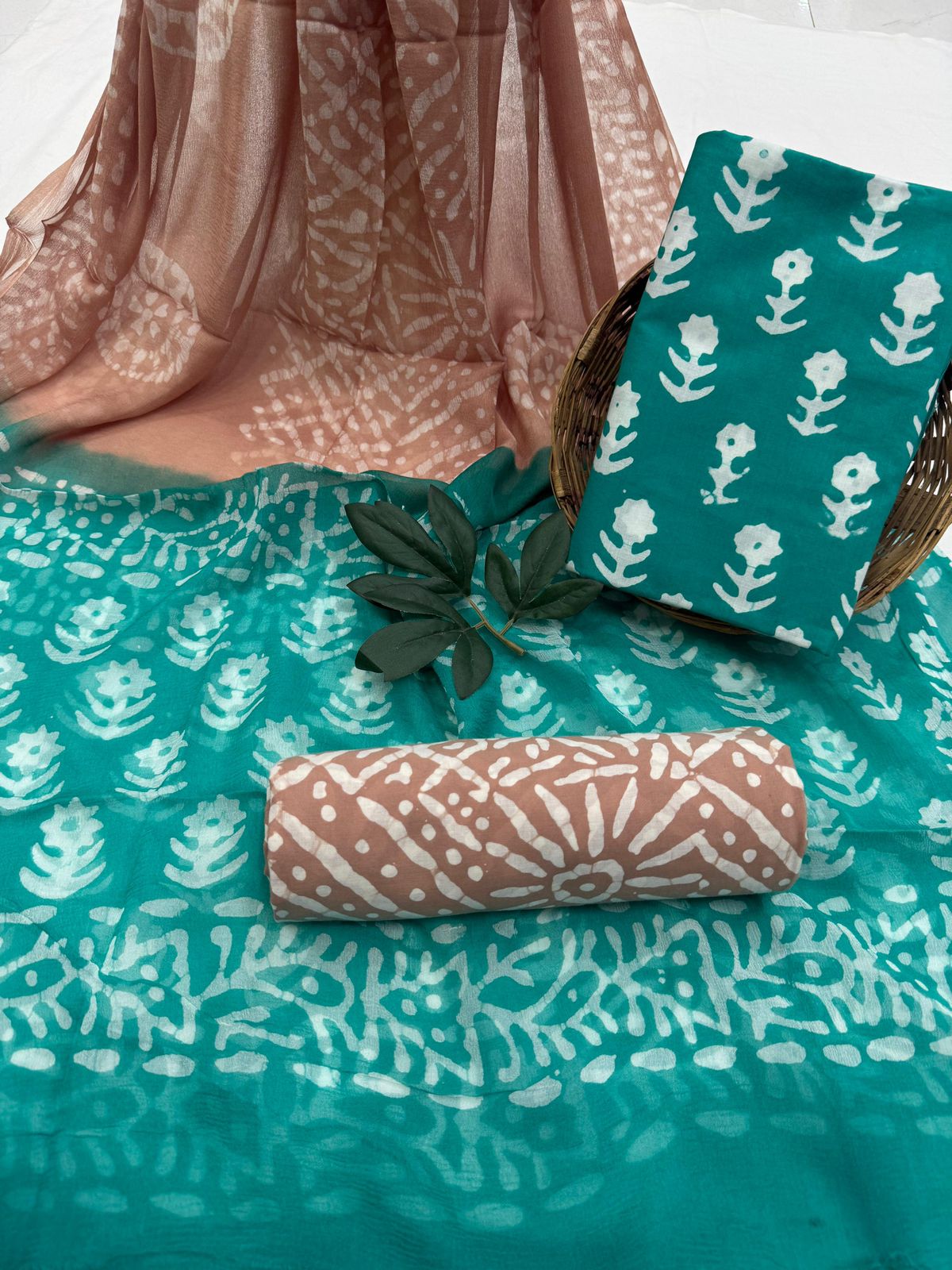 Exclusive Hand Block Printed Cotton Suit Set