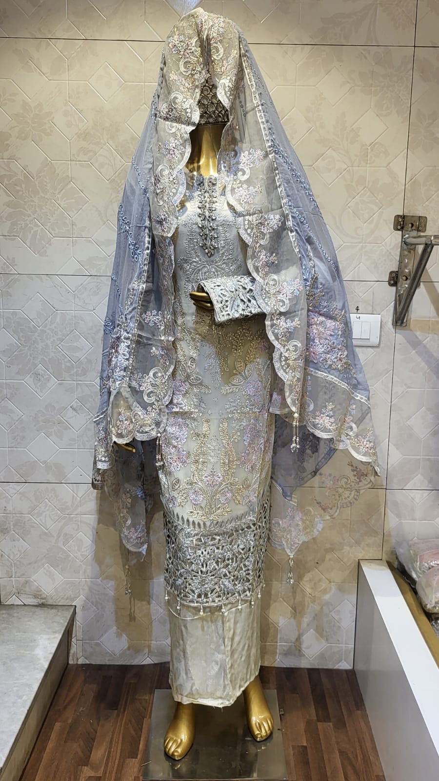 Tawakkal Hits – Semi-Stitched Luxury | Chiffon Embroidered Suits