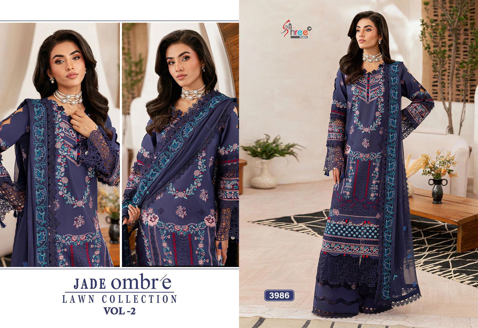 JADE OMBRE – Lawn Collection Vol-2 |  Elegant Summer Wear