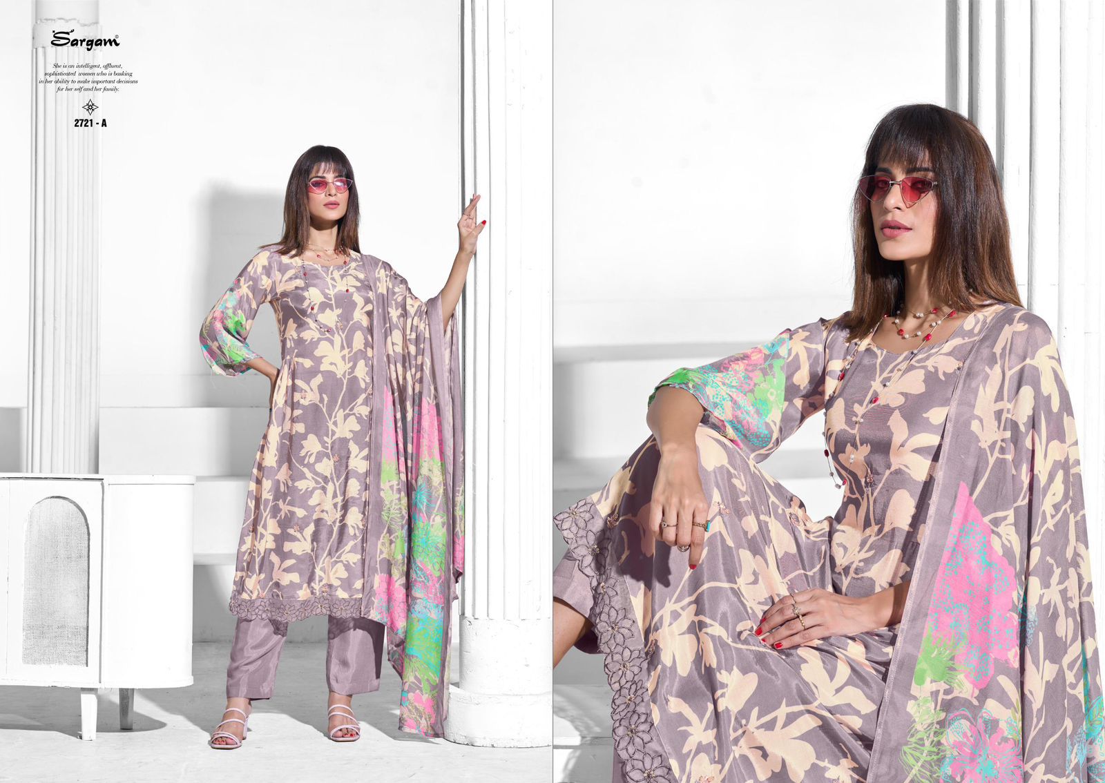 SARGAM PRINTS ICONIC - Premium Designer Suit Collection