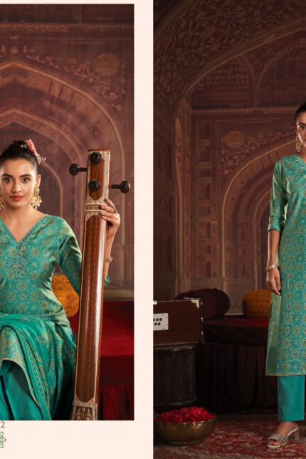 Sunjyoti Silk Suit Women