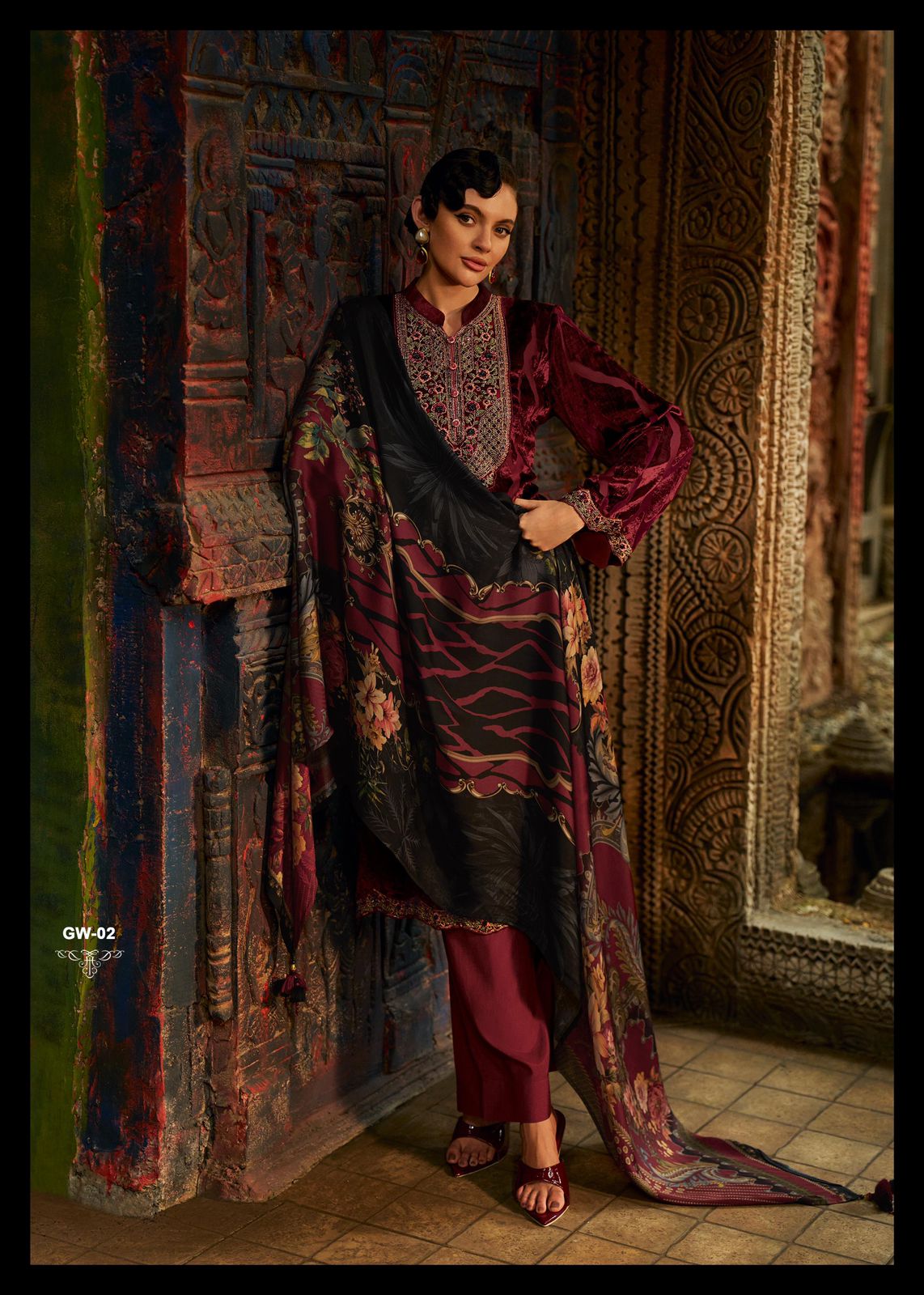 VARSHA – GOLDEN WINTER COLLECTION |  Winter Wear Suits