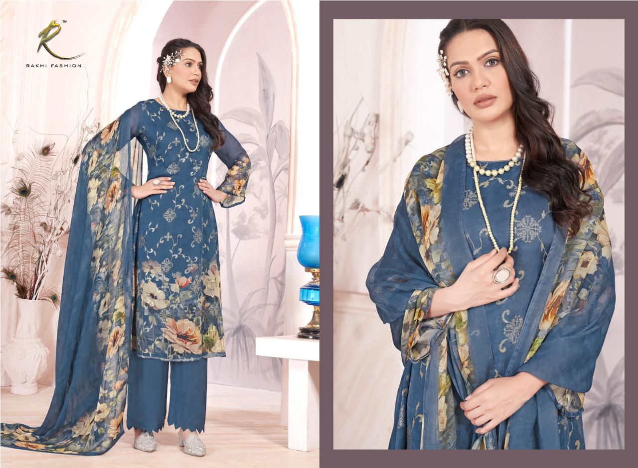 Rakhi Peony – Premium Viscose Suit Set
