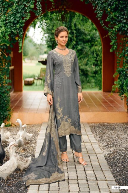 Varsha Satin Suit