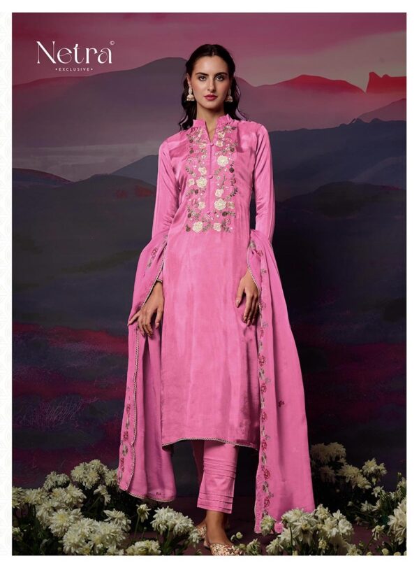 Netra Silk Suit Set Womens