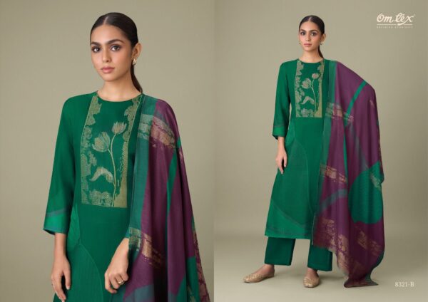 Omtex Suits Jacquard Silk