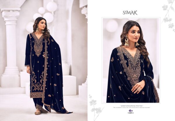 Glossy Simar Velvet Suits