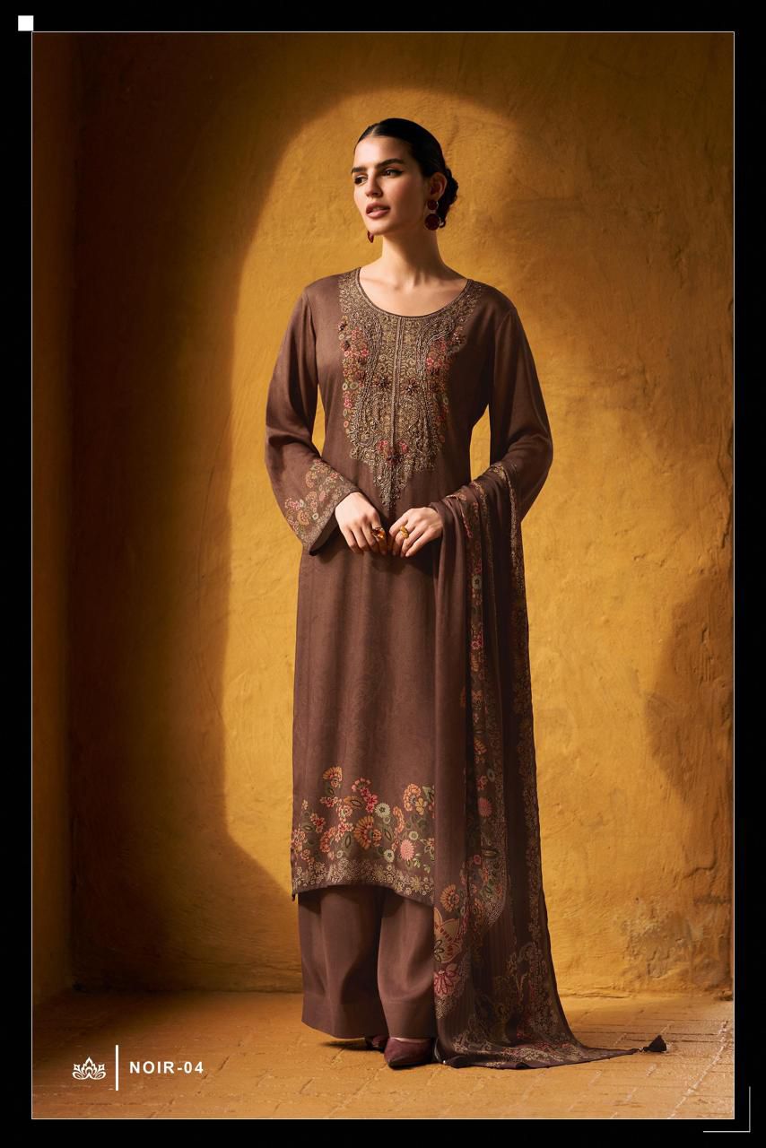 VARSHA – NOIR Collection |  Elegant Viscose Pashmina Suit