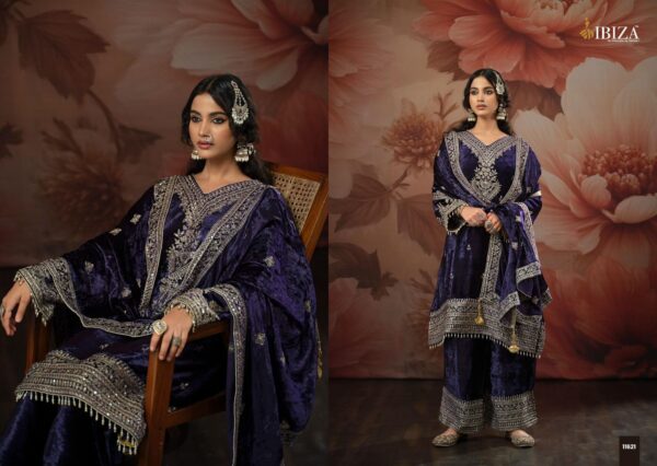 Ibiza Suits Velvet Fabric