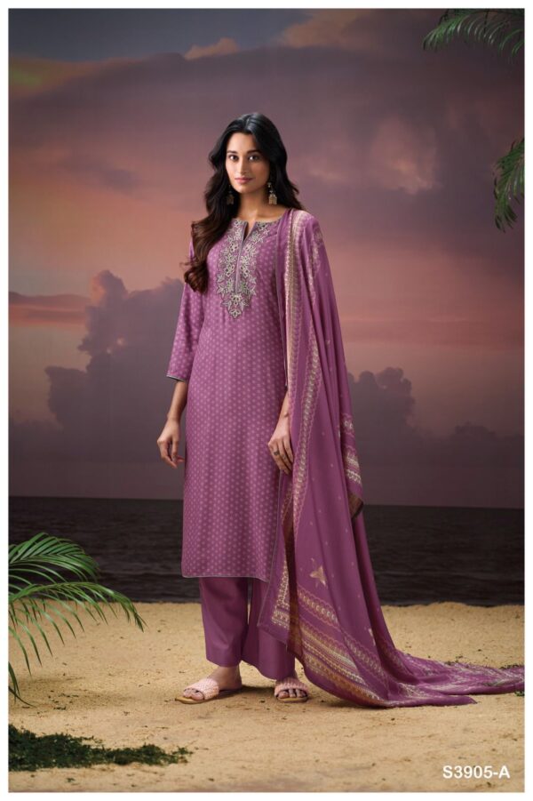 Ganga Pure Pashmina Suit