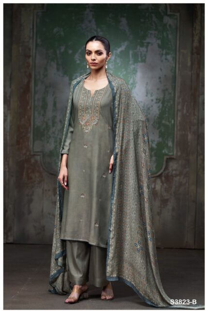 Ganga Pashmina Suit women