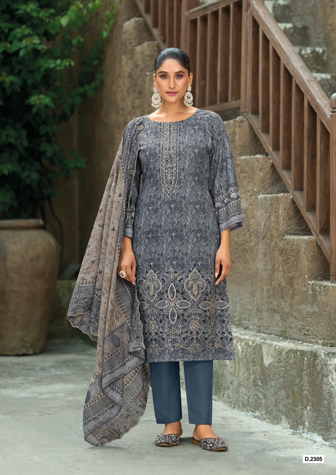 Bin Saeed Vol-23 | Pure Lawn Cotton Embroidered