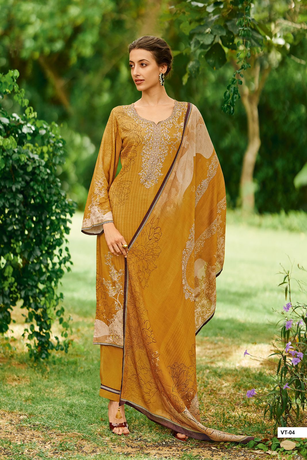 Varsha Valentina – Viscose Muslin Printed Suit