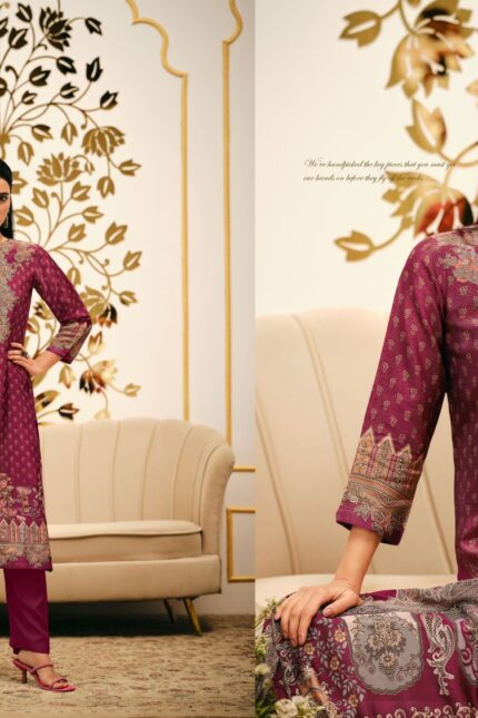 Vivek Digital Print Suit