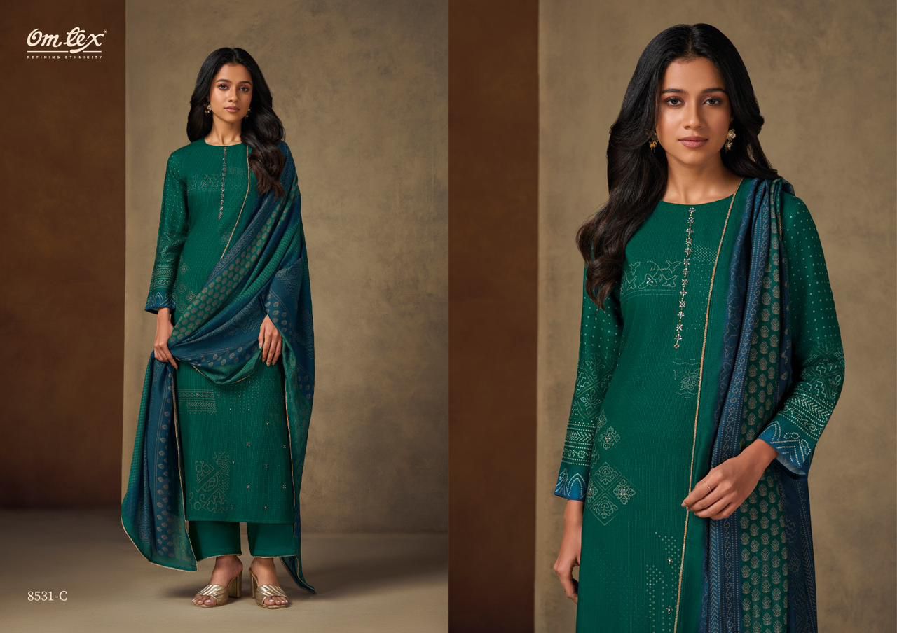 Omtex Ushma Pure Pashmina Suit