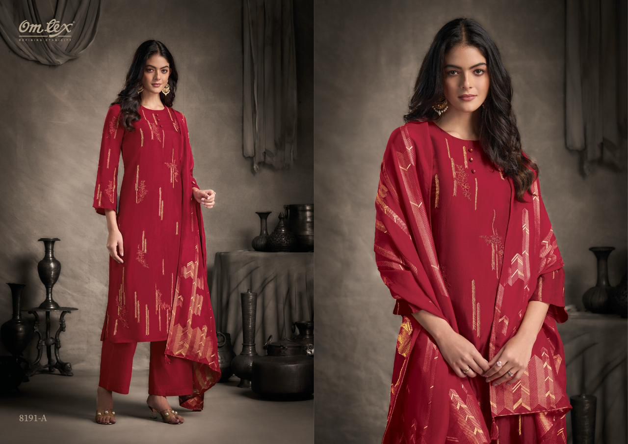 Omtex Anarika Designer – Rubina Silk Embroidered