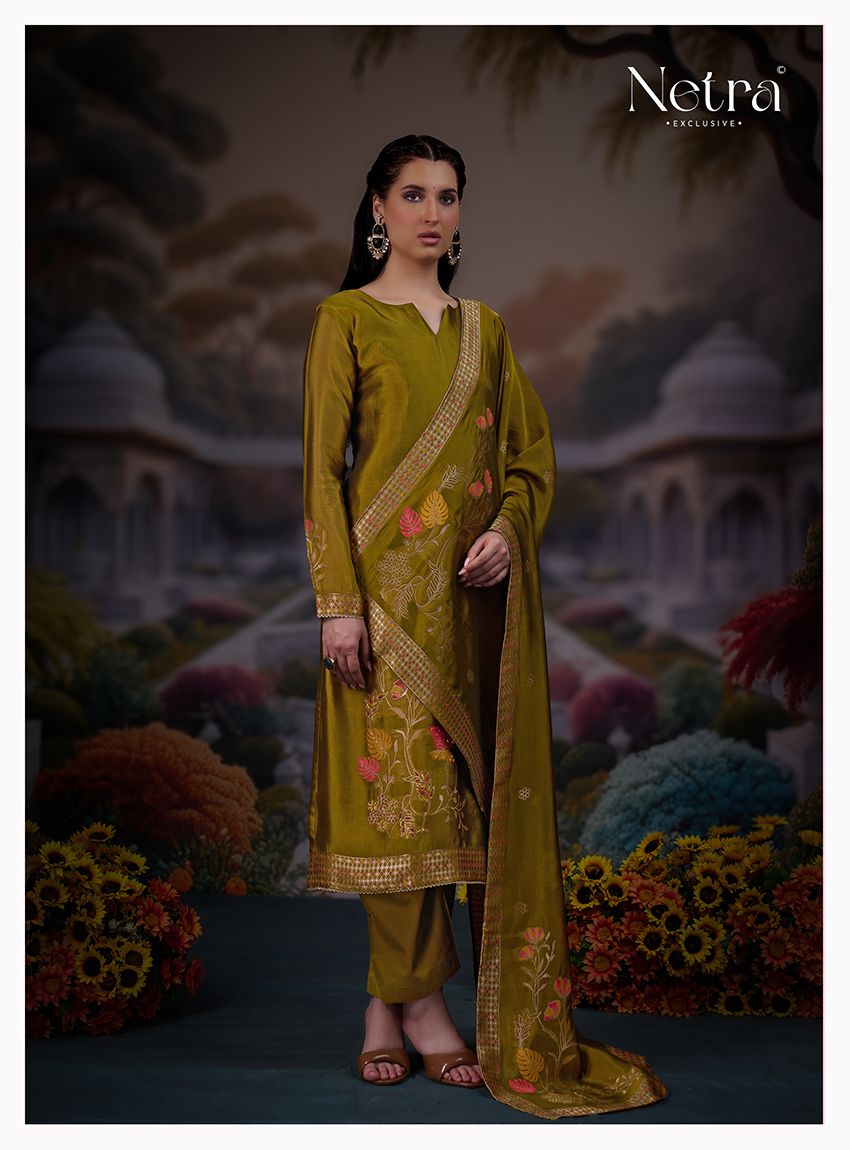 Netra Exclusive Presents NAKSHI – Viscose Woven Silk