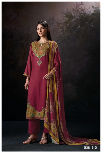 Ganga Premium Suit Pashmina