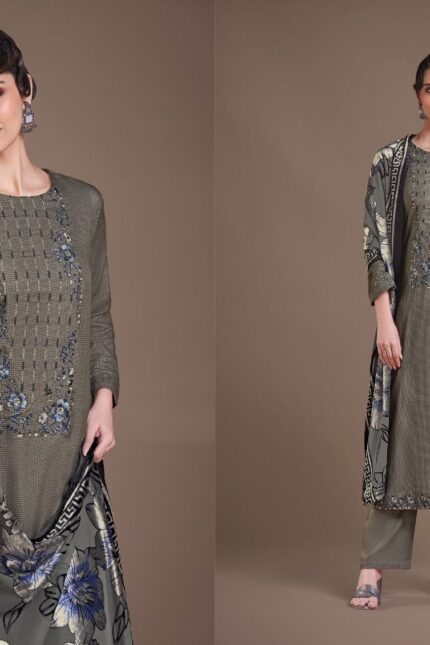 Omtex Latest Embroidered Suits