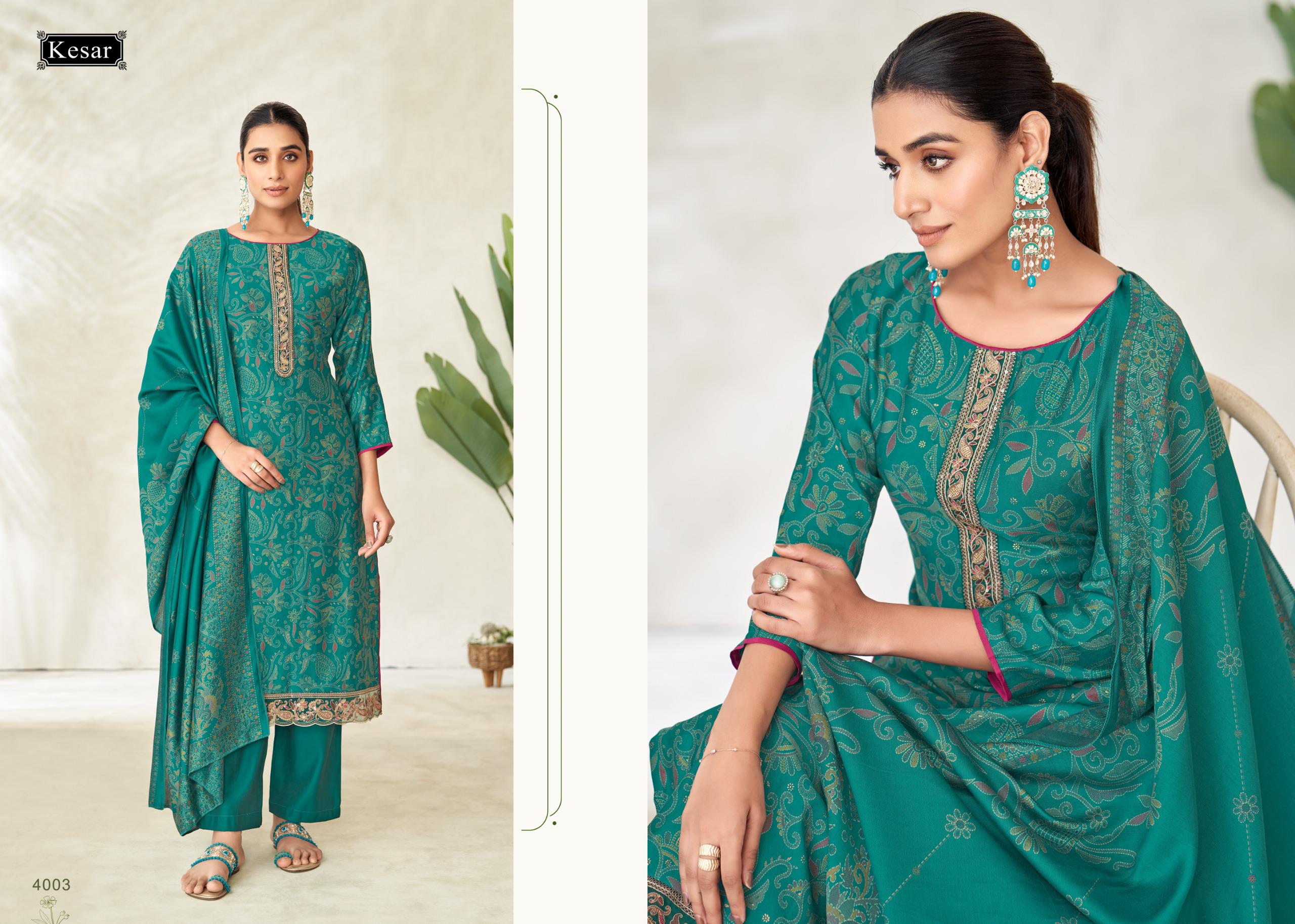 Kesar Mahiya | pure soft silk Pashmina