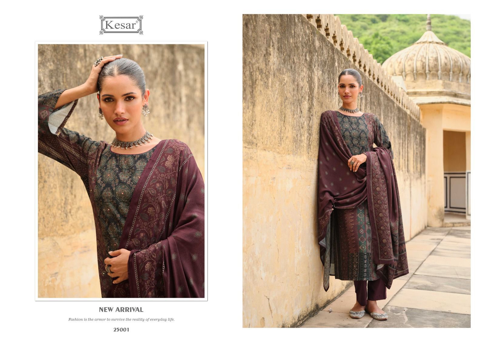 Kesar Paisley | Glamour and Winter Grace