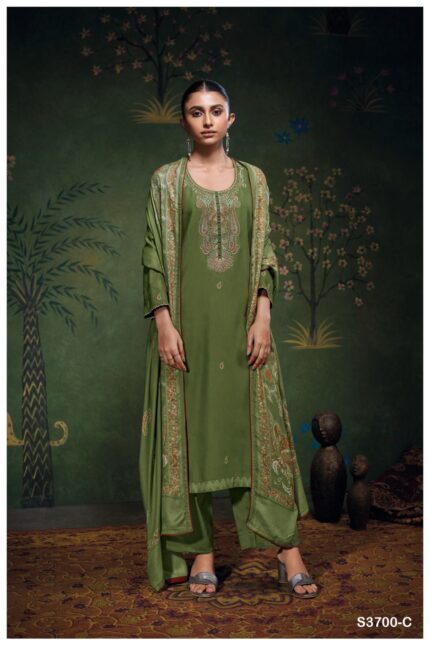Ganga Pashmina Suit Latest