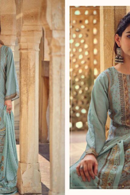 Kesar Shimmer Suit Set