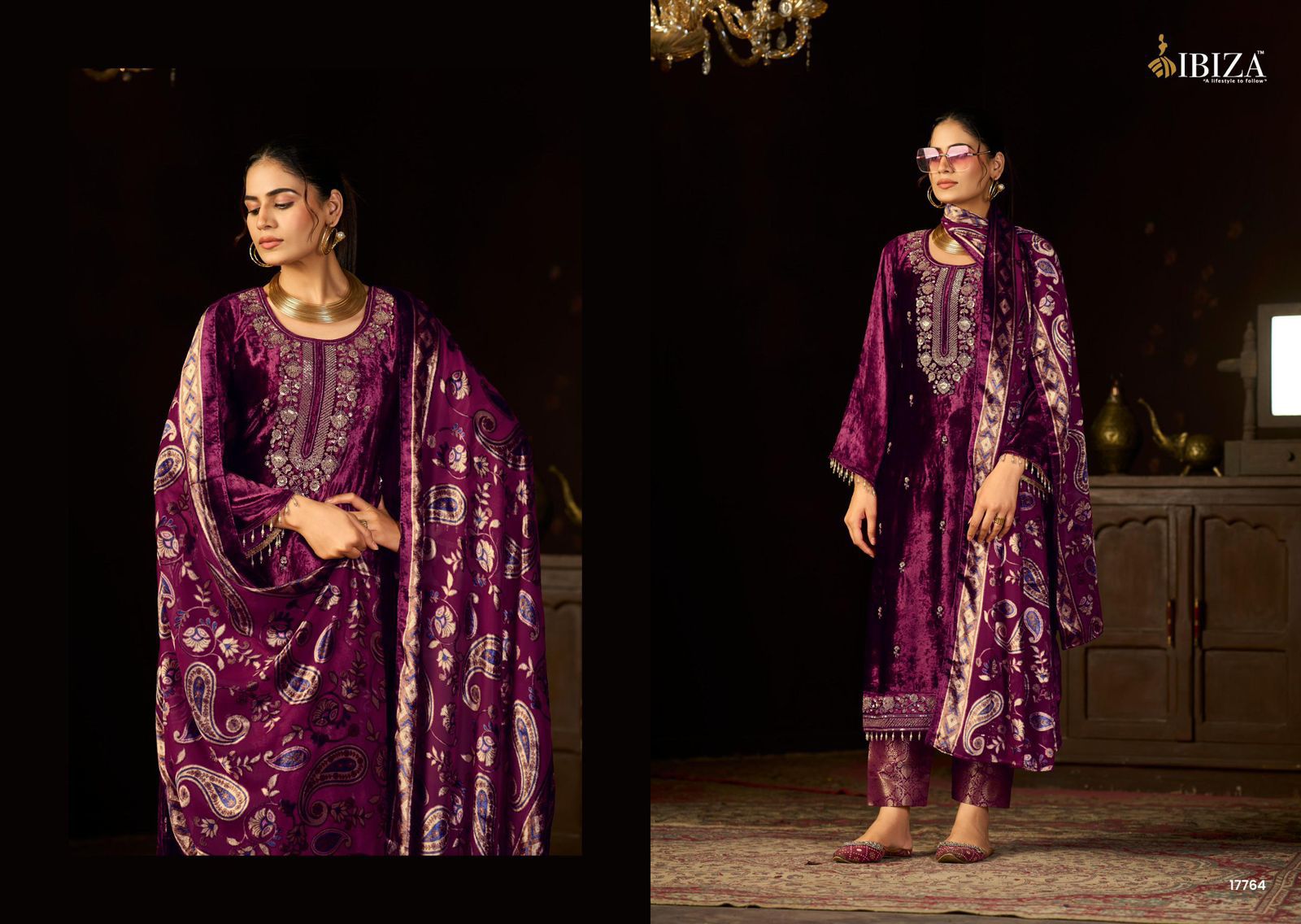 IBIZA RANG-E-TYAUHAAR | Premium Velvet Collection