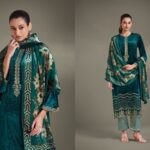Omtex Ritha Embroidered Suit