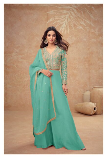 Gulkayra Designer Silk Suit