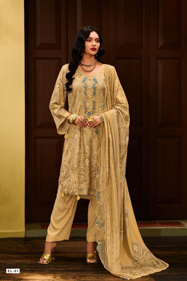 Varsha Elichi Pashmina Suit