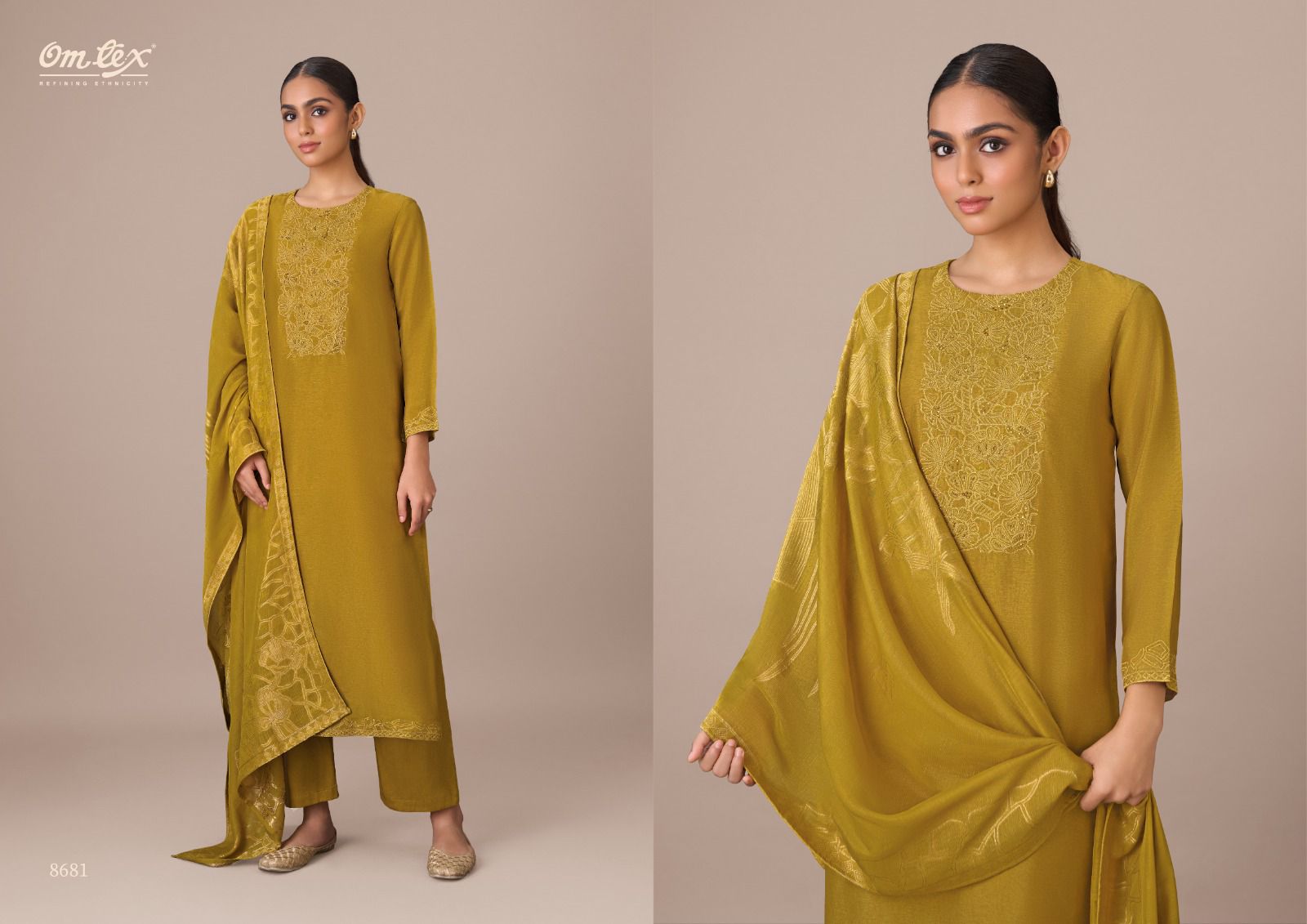 Omtex Hallie | Rubina Silk Suit