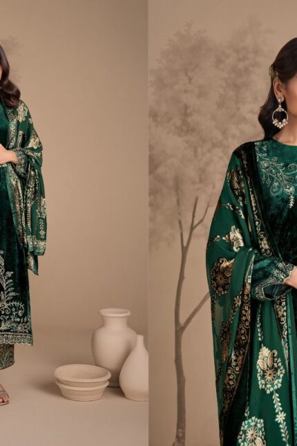 Omtex Ritha Velvet Suit