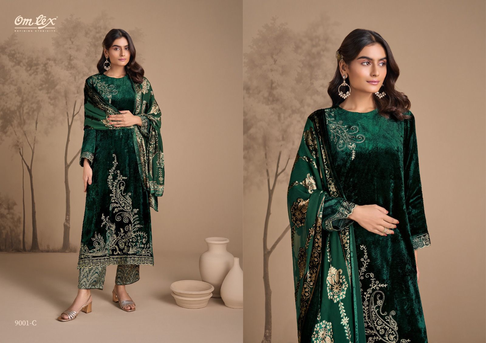 Omtex Ritha 32 | Pure Viscose Velvet