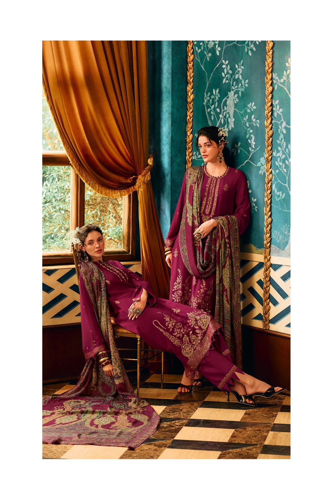Varsha Zyan Viscose Pashmina Suit