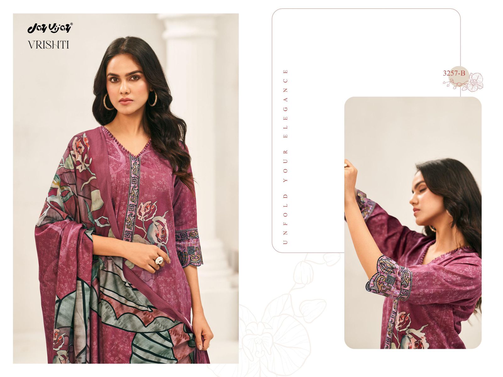 Jay Vijay Vrishti 3257 – Premium Digital Print Suit