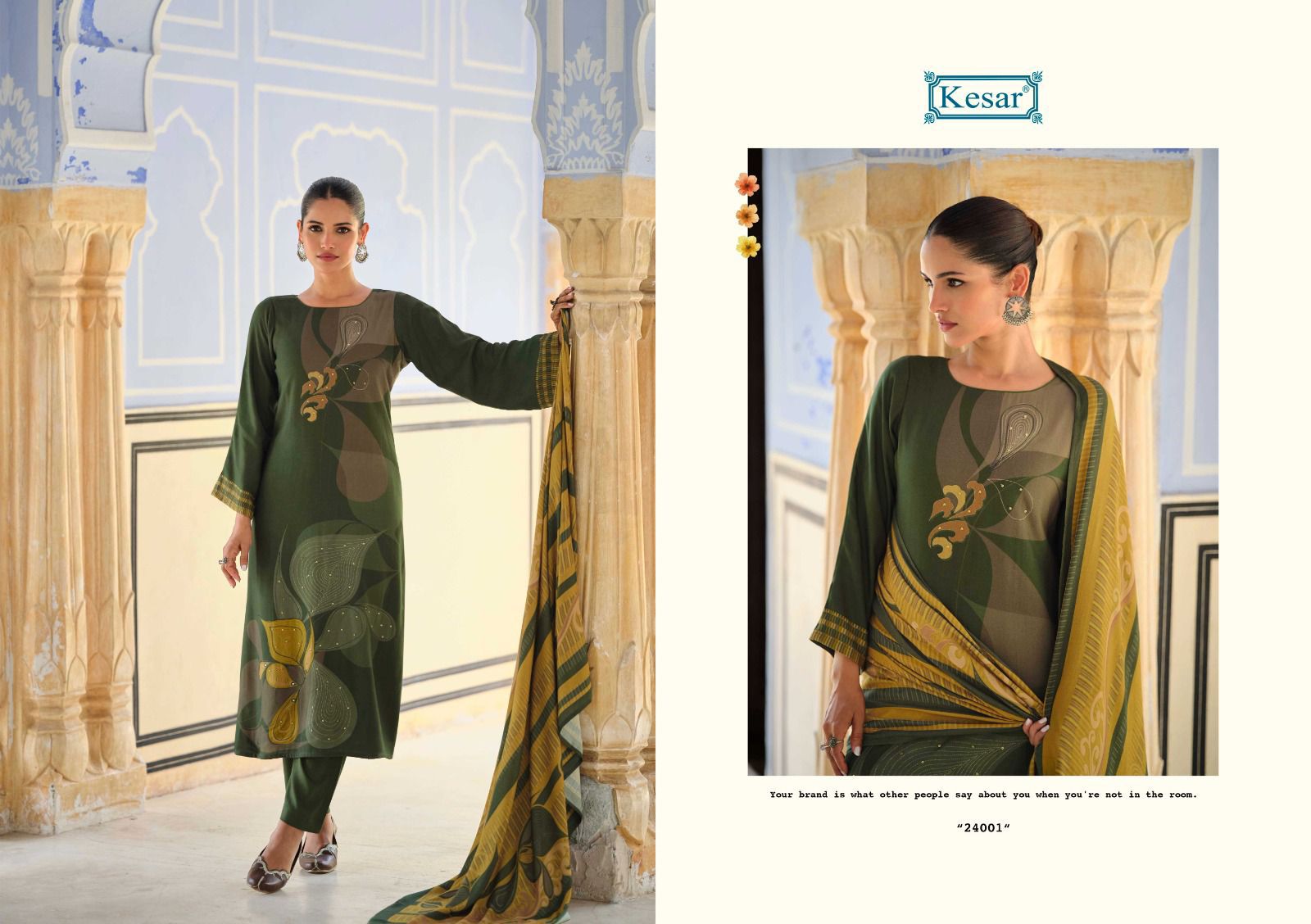 Kesar Gungun 24001 – Pure Viscose Pashmina Digital Print