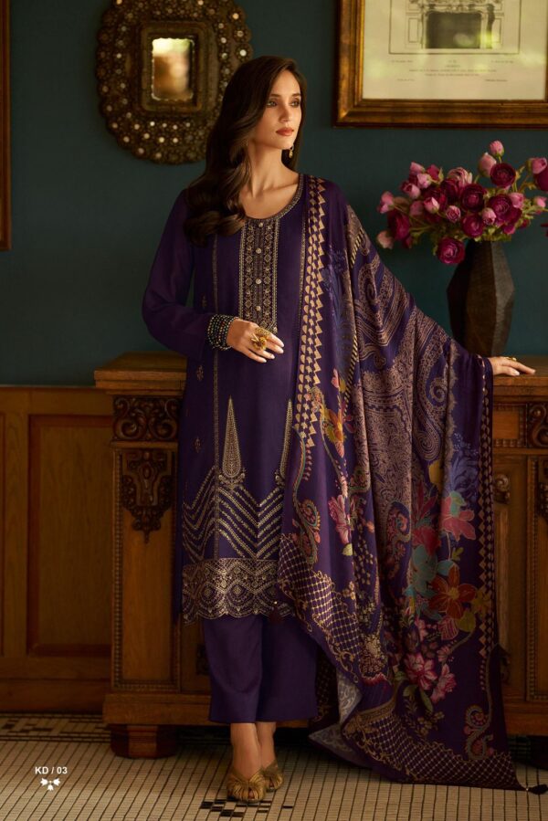 Varsha Khaddar Embroidery Suit