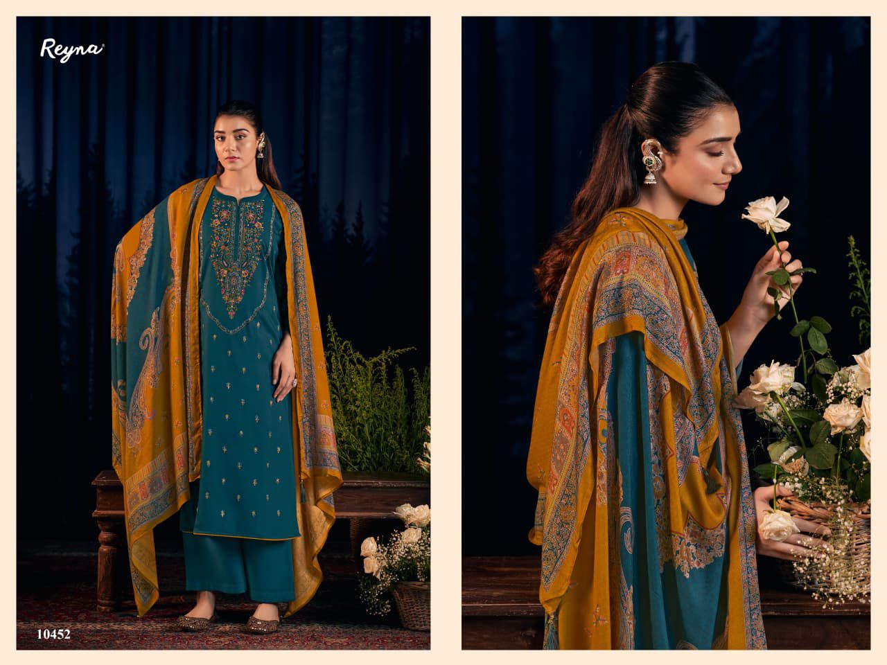 Reyna Tanisha – Premium Pure Pashmina Suit