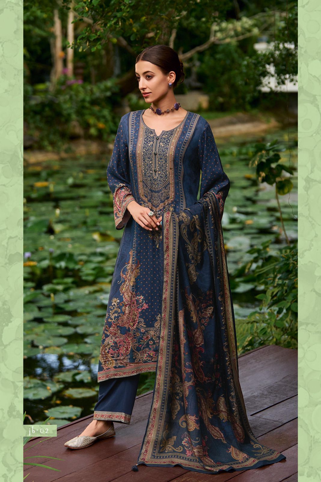Varsha Jazba – Premium Viscose Pashmina Suit