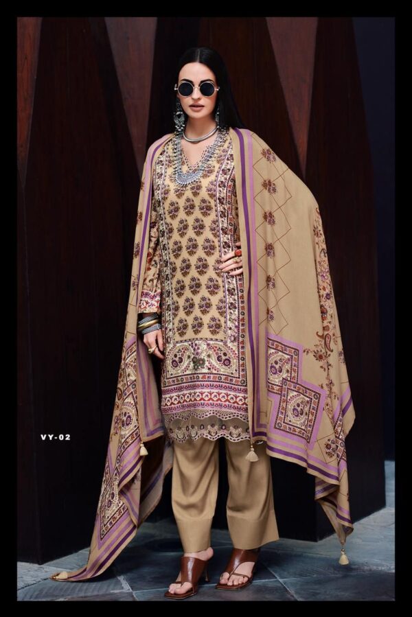 Viscose Pashmina Suit