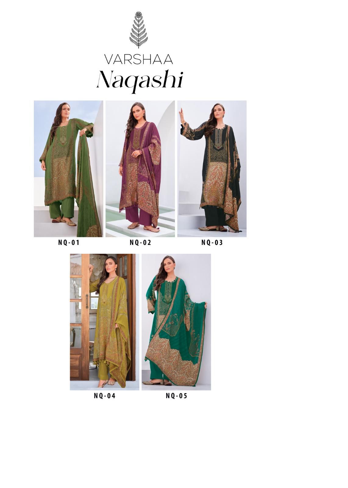 Varsha Naqashi  ladies suits wholesalers n manufacturer