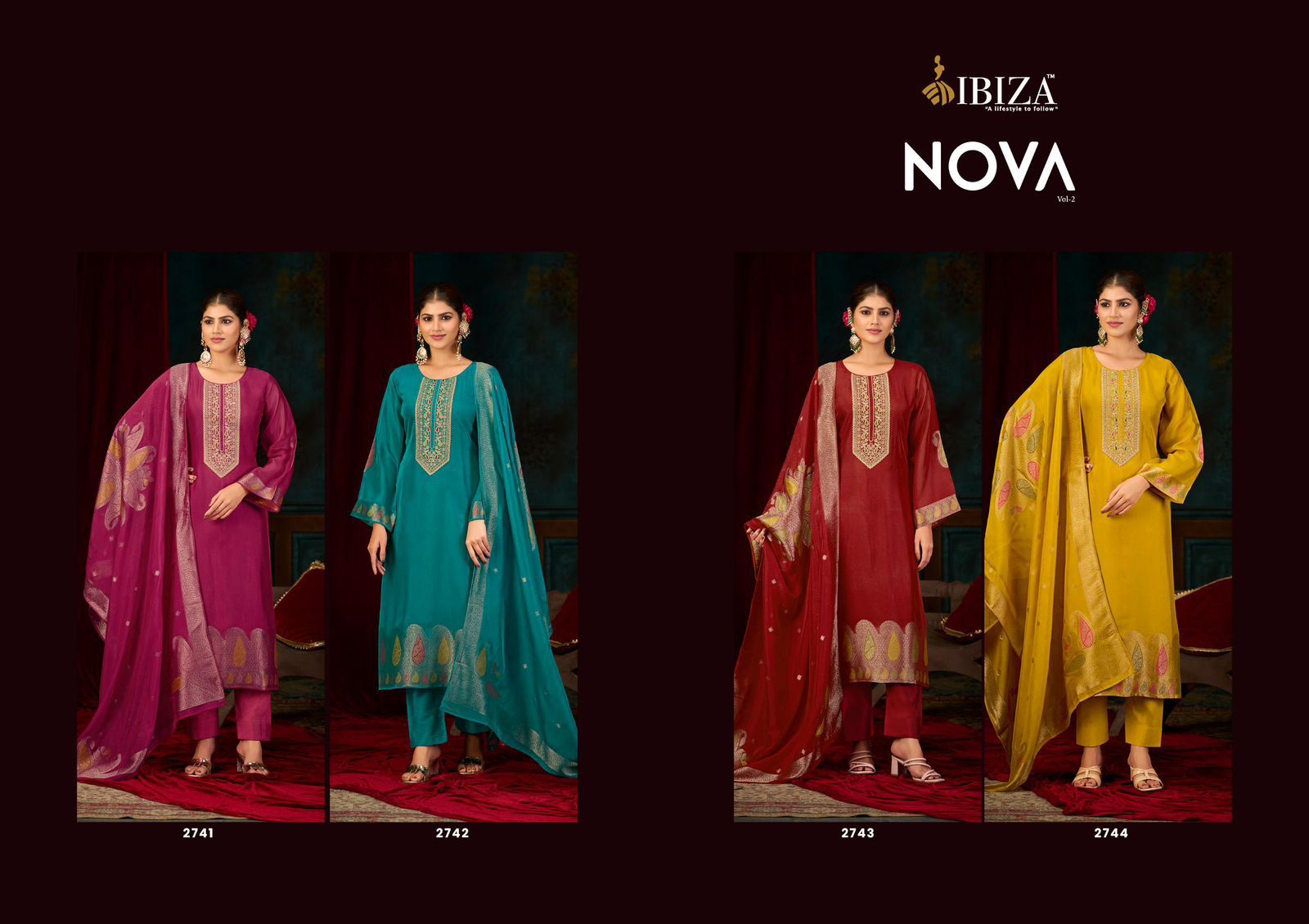 Ibiza Nova Vol-2 ladies suit wholesaler n supplier