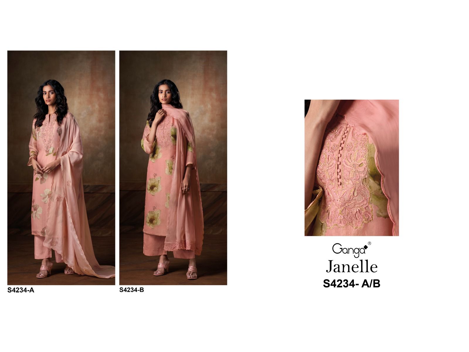 Ganga Janelle 4234 Ladies suits wholesale